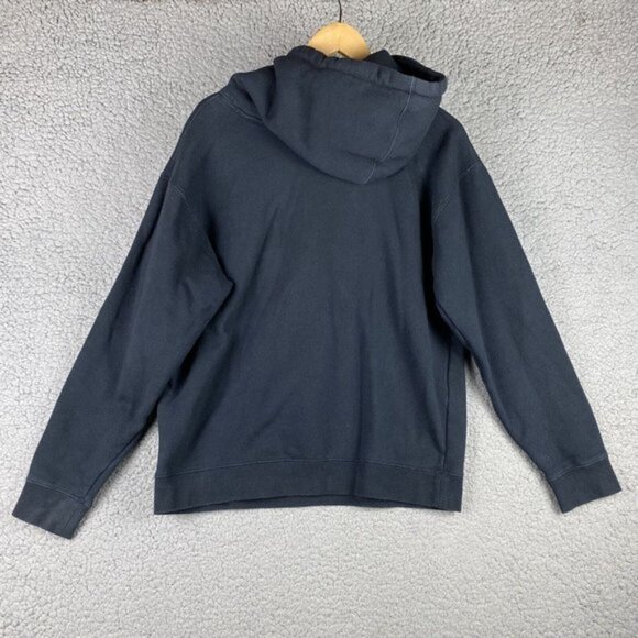 Teton Gravity Research Hoodie Sweatshirt Black Men’s Size L  ***READ FLAW*** - Picture 8 of 11